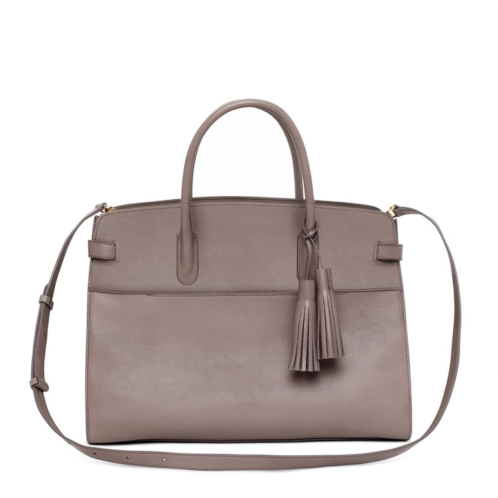 Cuyana Work Satchel in Clay Smooth Leather - Picture 16 of 17